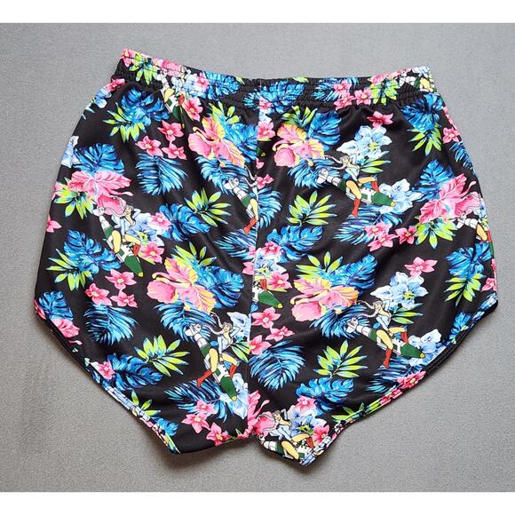 Thigh‎ Hugger Lifting Shorts Womens Size M/L The Thigh High Floral Rocket - Picture 5 of 5